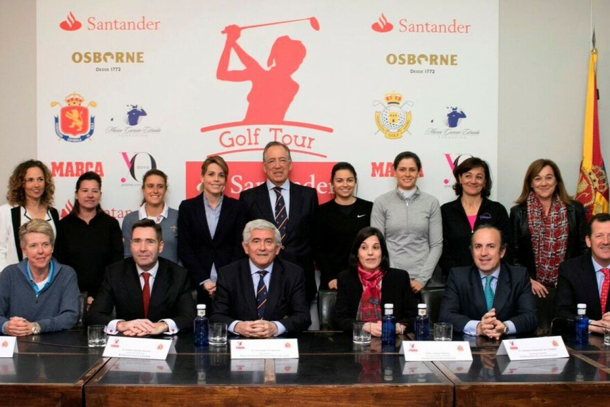 El golf femenino se ve impulsado por el Banco Santander