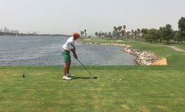 AYYY... el hoyo 18 de Dubai Creek Golf by Salvador Paya. Mena Tour